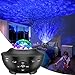 LED Sternenhimmel Projektor,Slols Galaxy Light Sternenlicht Projektor mit 360°Drehen Ozeanwellen/Bluetooth Musikspieler/Fernbedienung/Timer Perfekt für Kinder Erwachsene Zimmer Deko,Party,Ostern