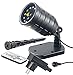 Lunartec Laserstrahler: Laser-Projektor mit 12 LEDs, 8 Licht-Effekte, Timer, Fernbed, IP65 (Weihnachtslaser)