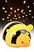 HEITECH LED Sternenhimmel Projektor Biene - LED Nachtlicht mit Farbspiel & Touch Sensor - Einschlafhilfe mit Sternenlicht für Baby & Kind - Sternenlampe für das Babyzimmer & Kinderzimmer